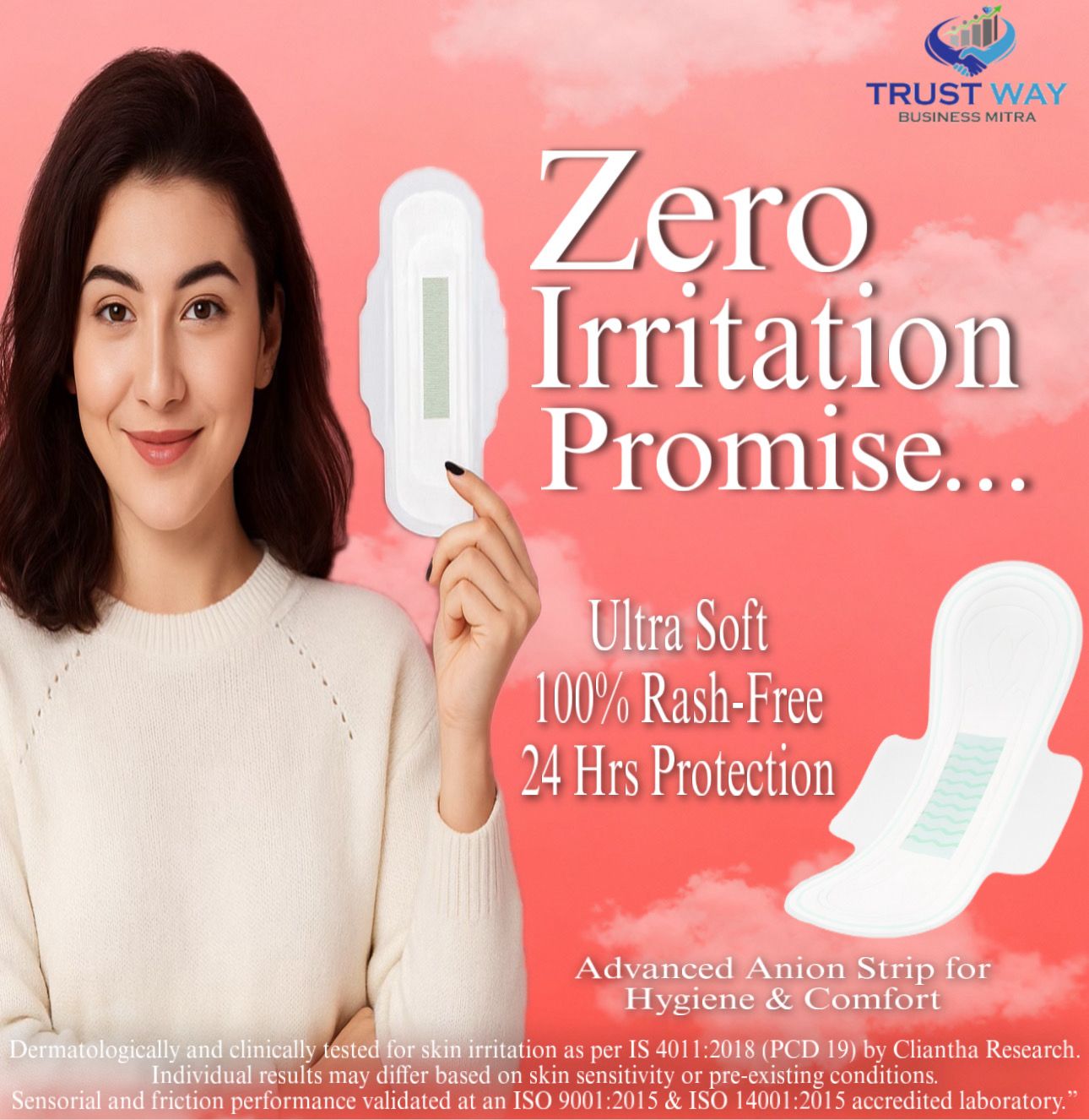 Trust Way Soft-Touch Anion Sanitary Pad